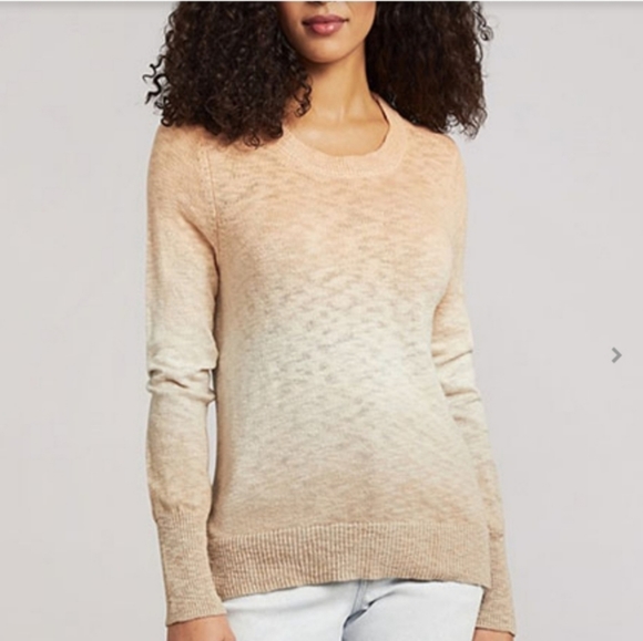Faherty Sweaters - FAHERTY Muir Dip Dye Ombre Organic Cotton 100% Sweater